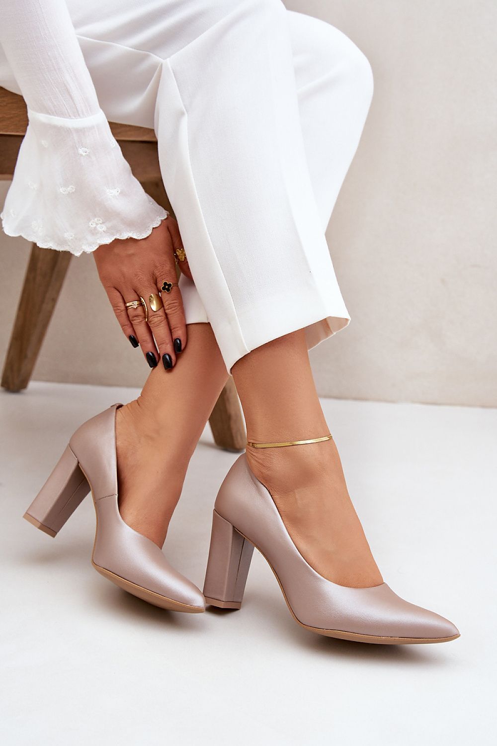 Block heel pumps model 206819 Step in style