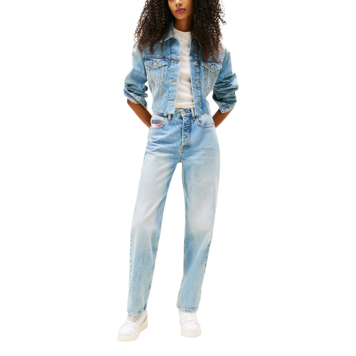 High waist Tapered Jeans