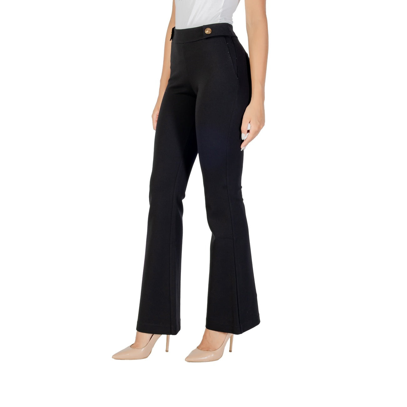Fitted Flare Trousers