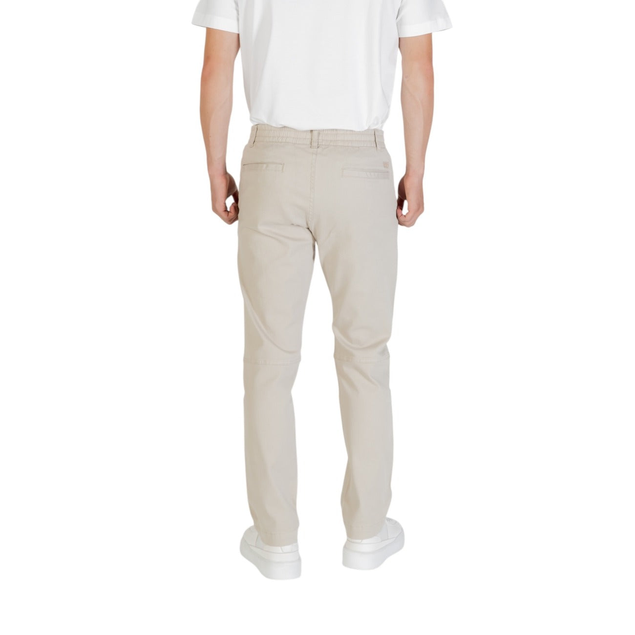 Fitted Straight Leg Trousers