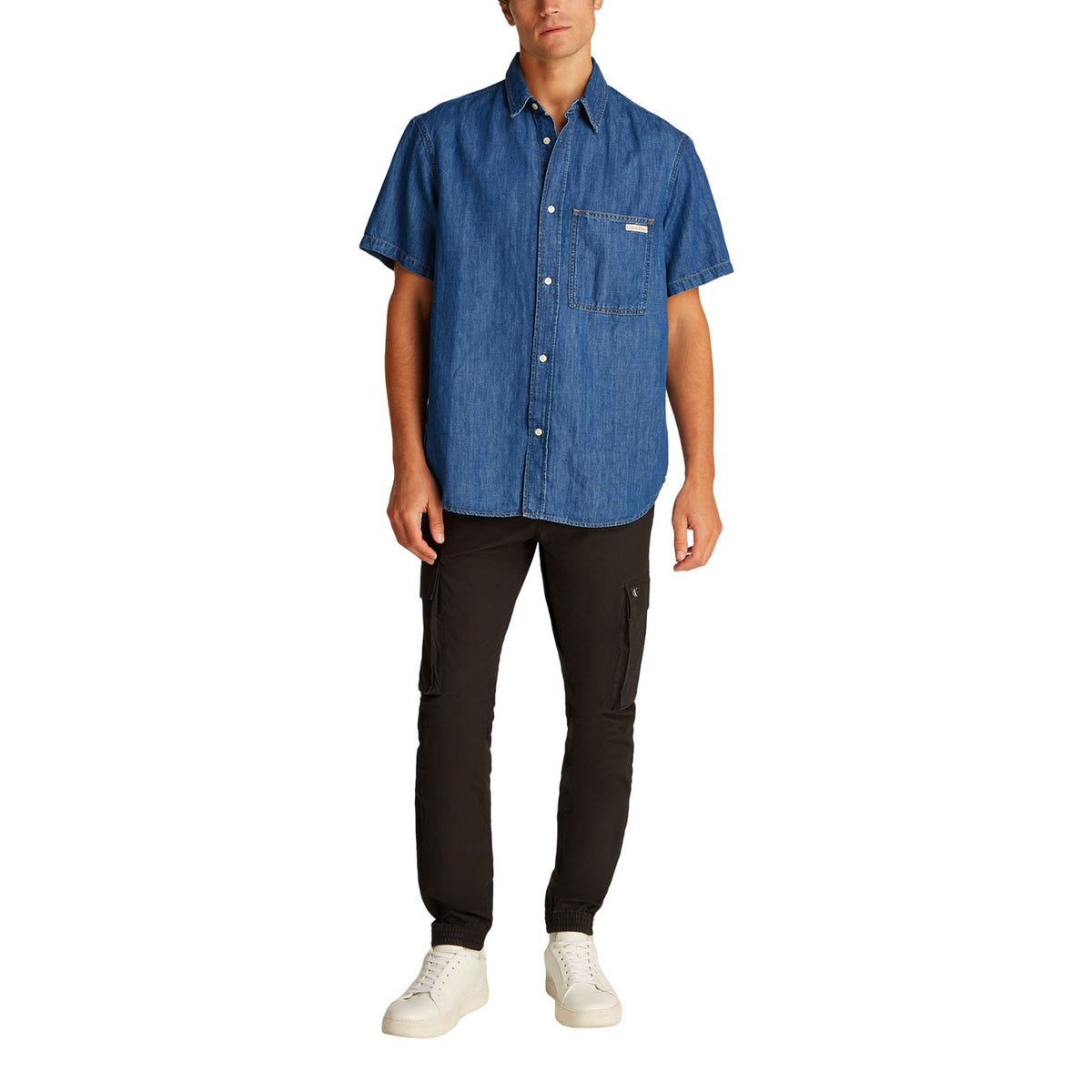 Denim Short Sleeve Shirt