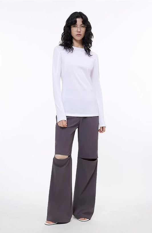 Dekonstruiertes Langarmshirt