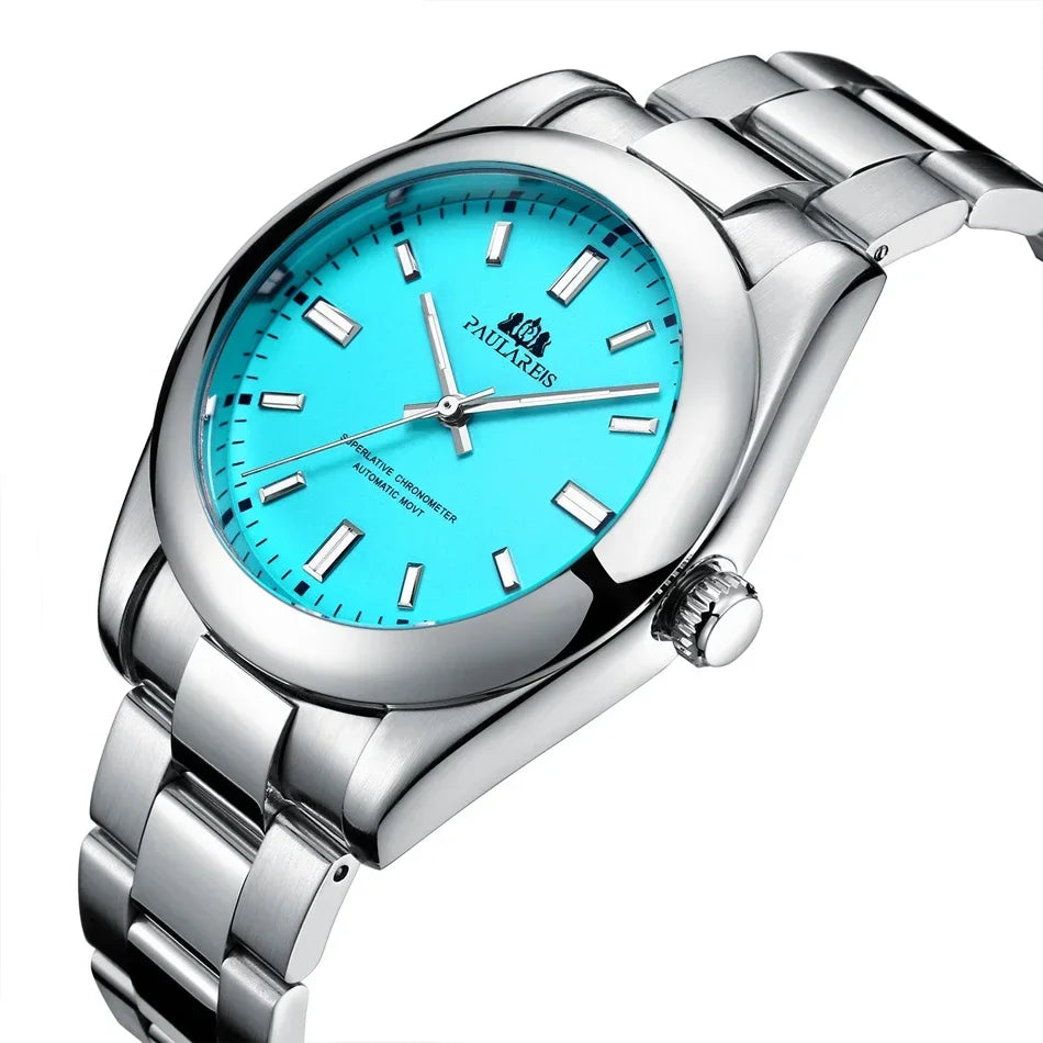Automatic Watch for Men Mechanical Stainless Steel