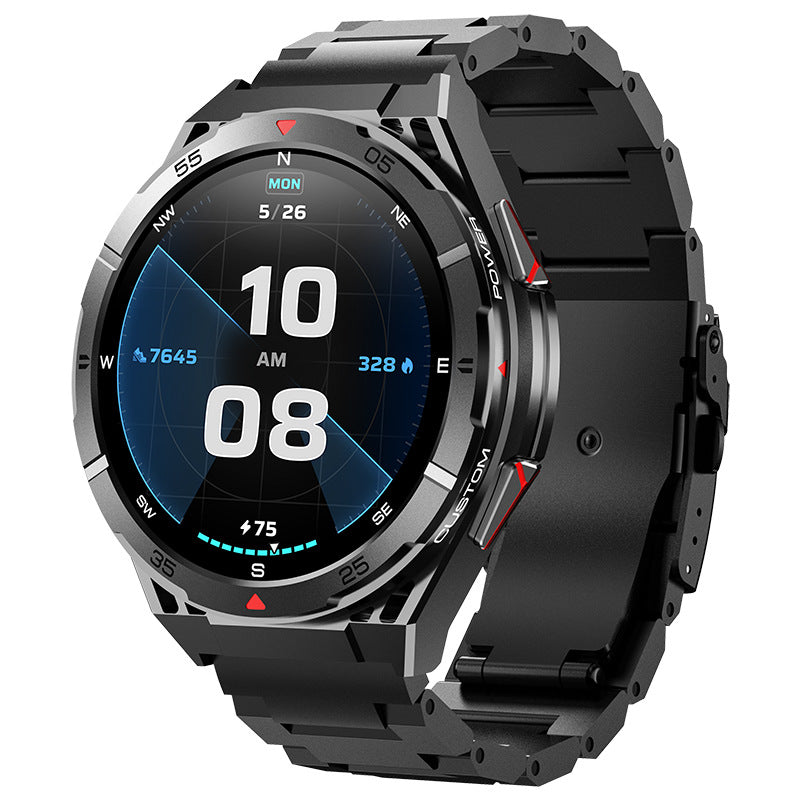 X2B Smartwatch Bluetooth Anruf Dualband GPS Druckkompass Outdoor Drei Beweis Herrenarmband