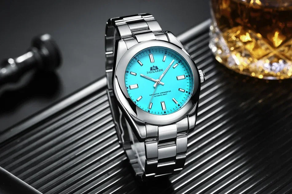Automatic Watch for Men Mechanical Stainless Steel