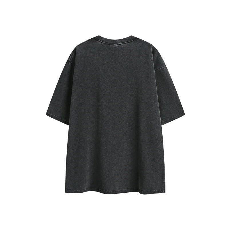 Wash and make old palm prints for casual and loose men and women