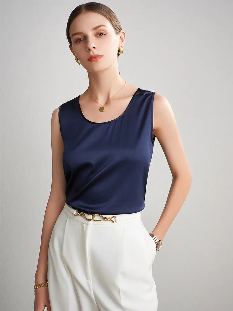 100% Silk Tank Top