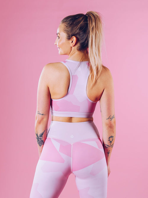 Camo Muscle Bra - Pink Camo