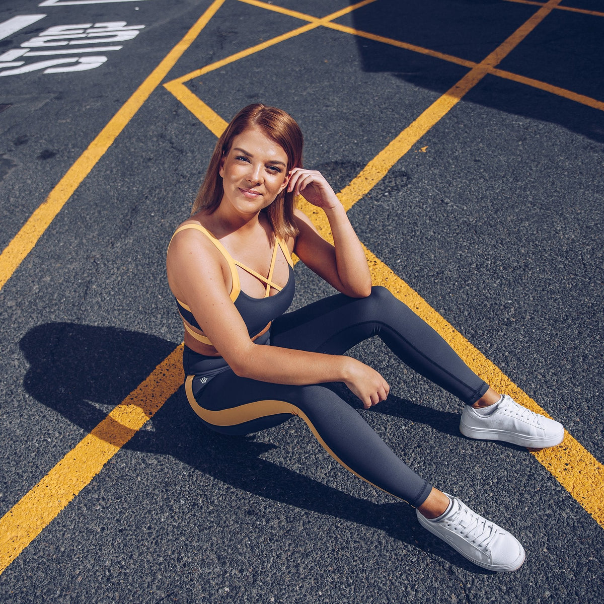 Contemporary Sports Bra - Slate