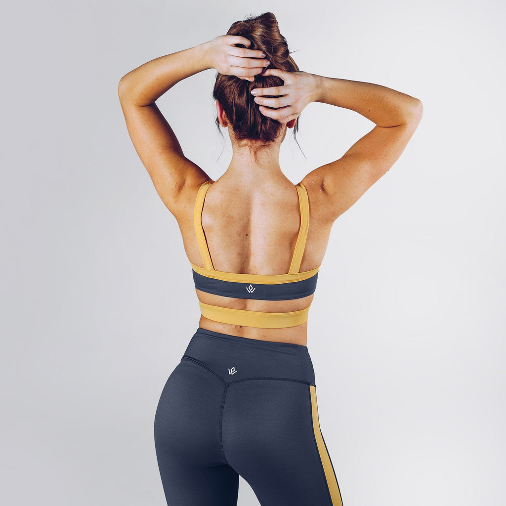 Contemporary Sports Bra - Slate