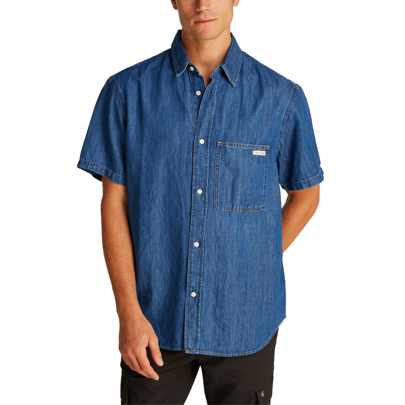 Denim Short Sleeve Shirt