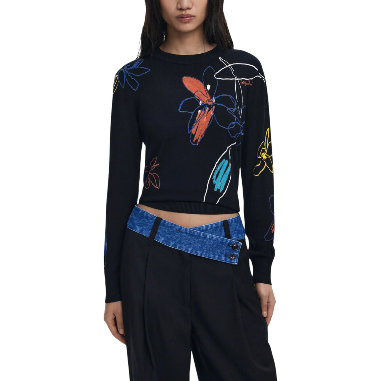 Patterned Knit Top