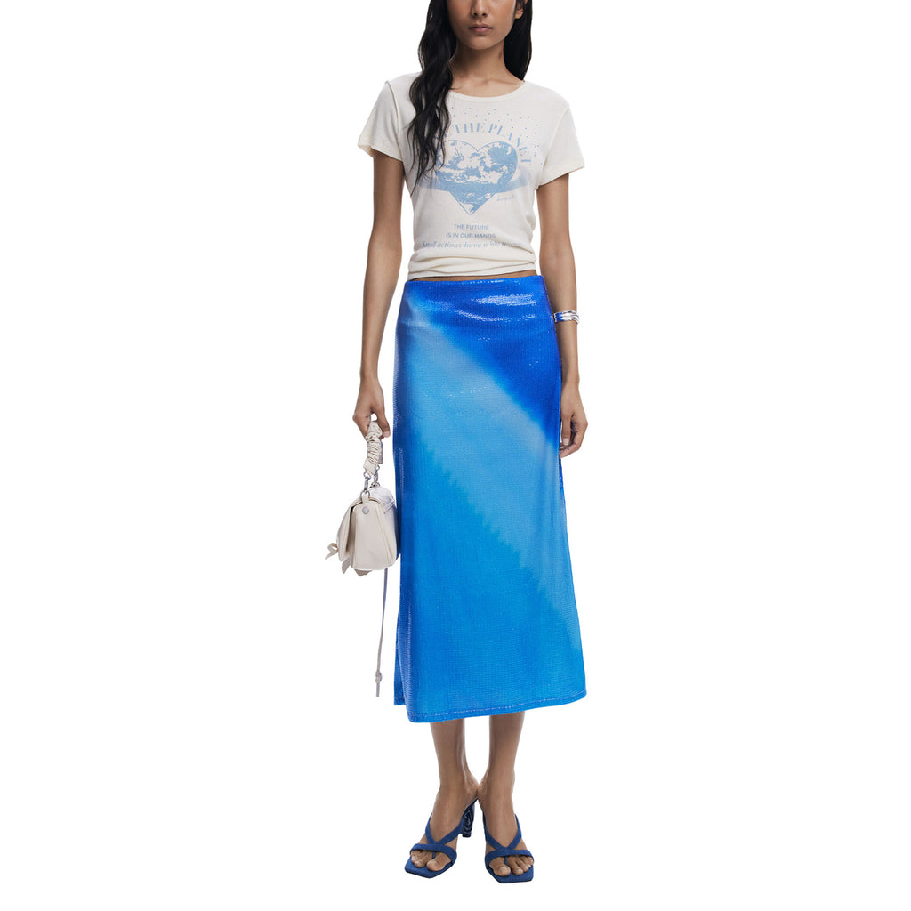 Sequin Midi Skirt