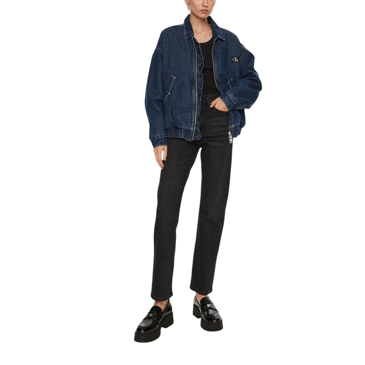 Fitted Straight Leg Jeans