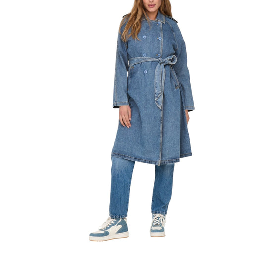 Denim-Trenchcoat