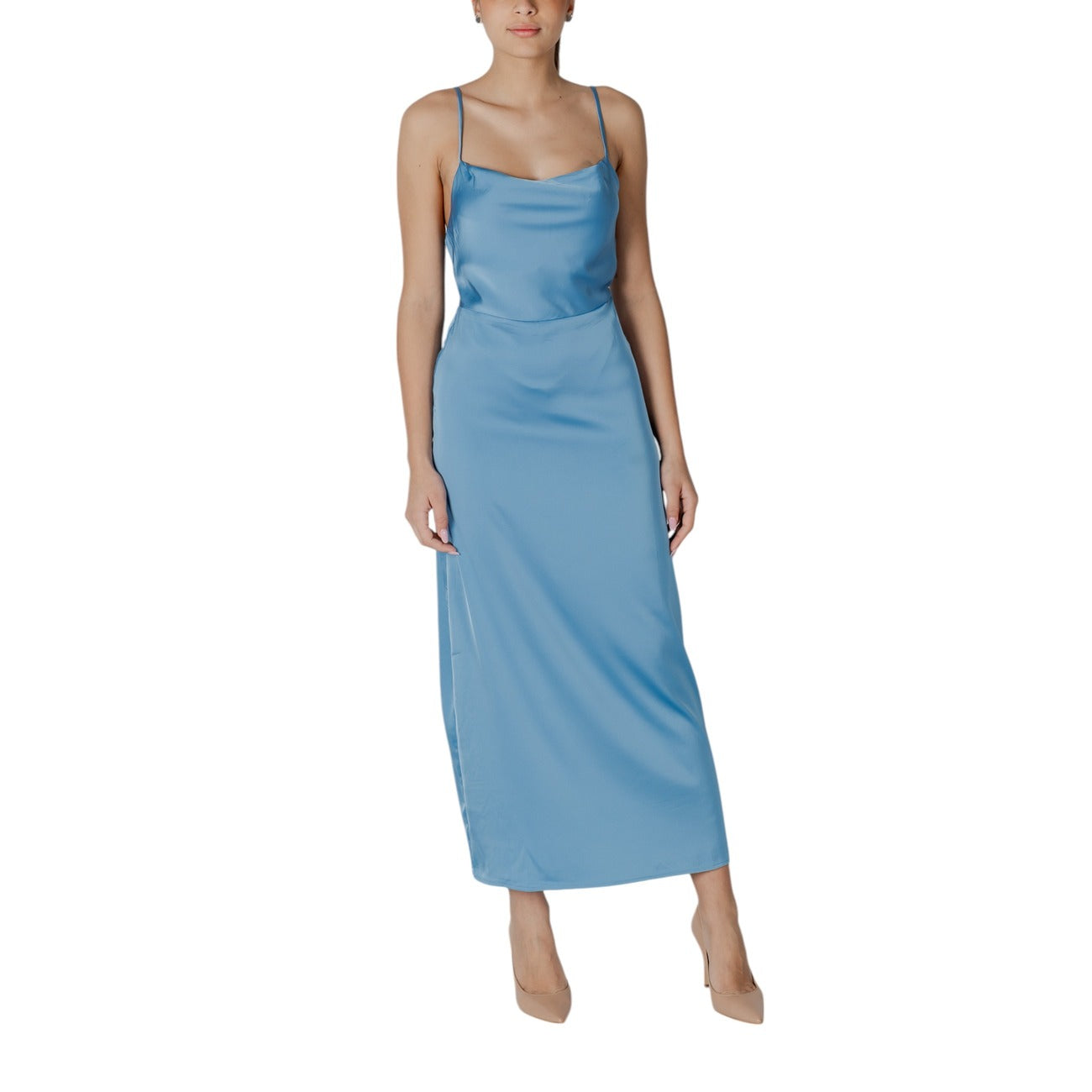 Satin Strappy Dress