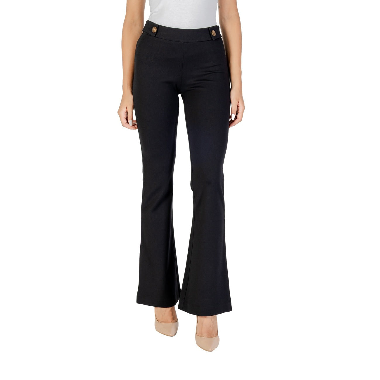 Fitted Flare Trousers
