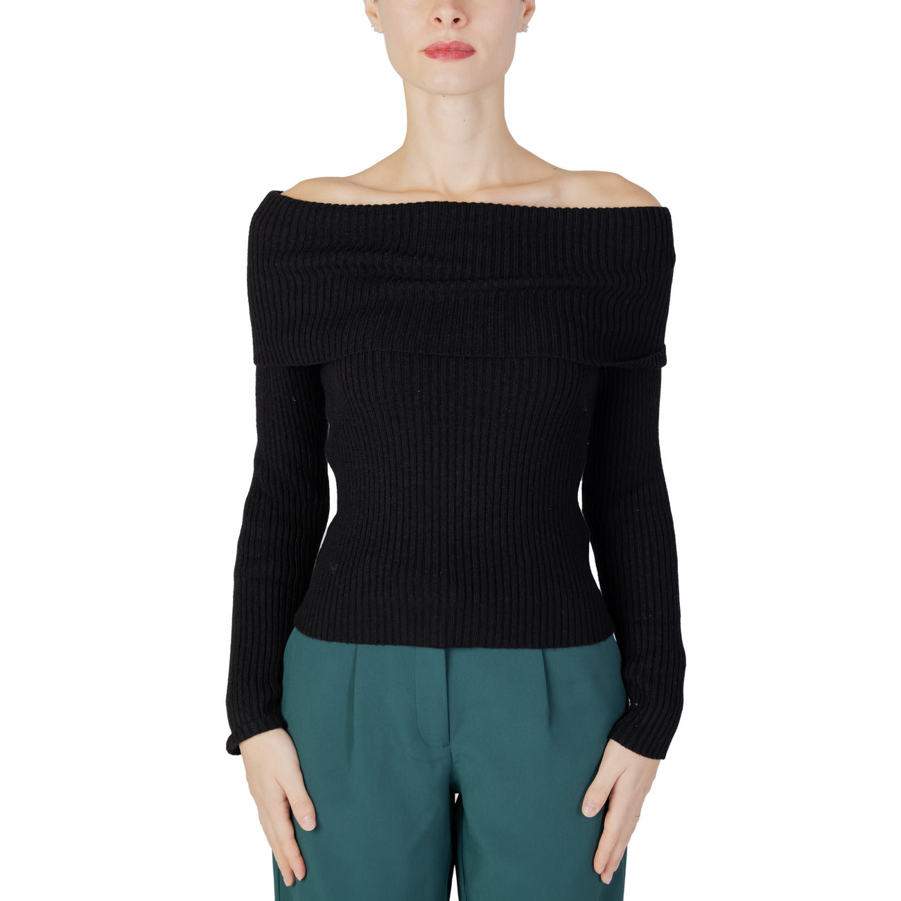 Off Shoulder Knit Top