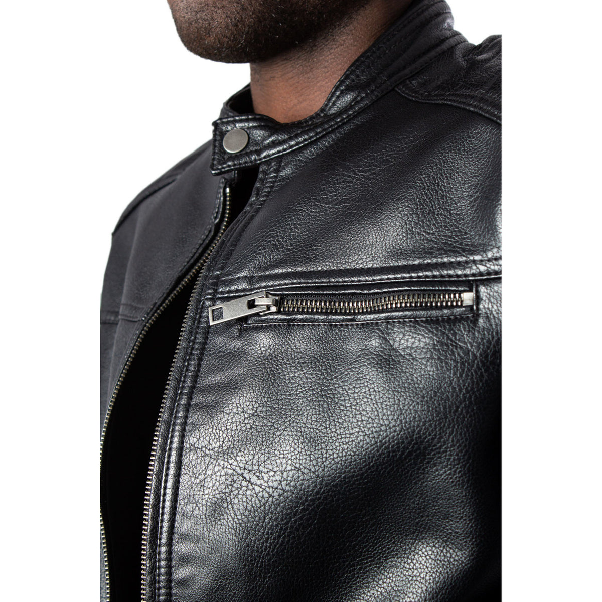 Jack & Jones Men's Leather Jacket