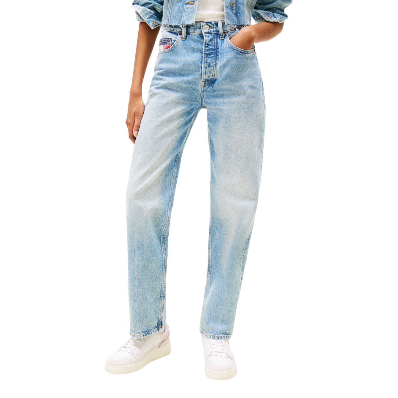 High waist Tapered Jeans