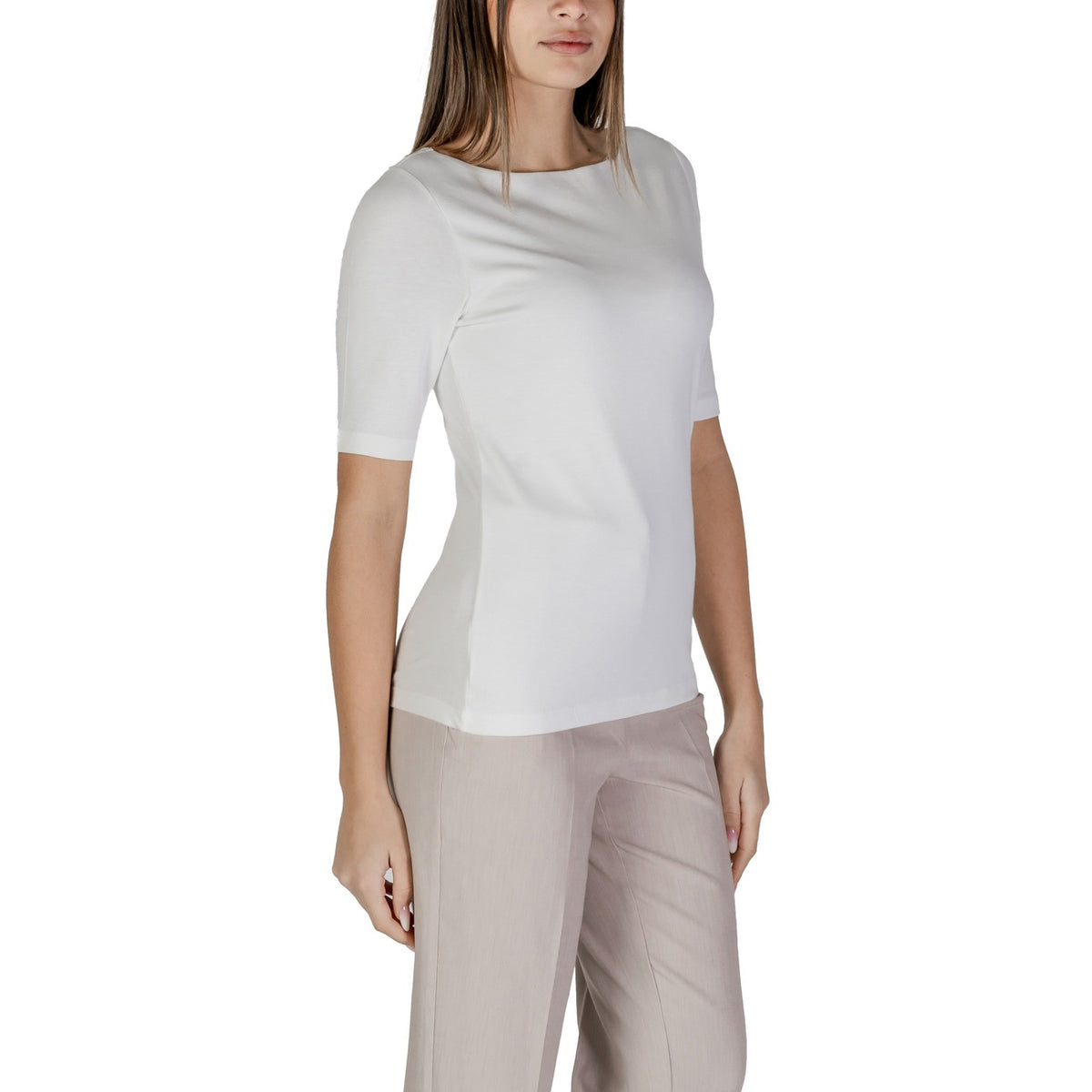 T-Shirt mit mittellangen Ärmeln
