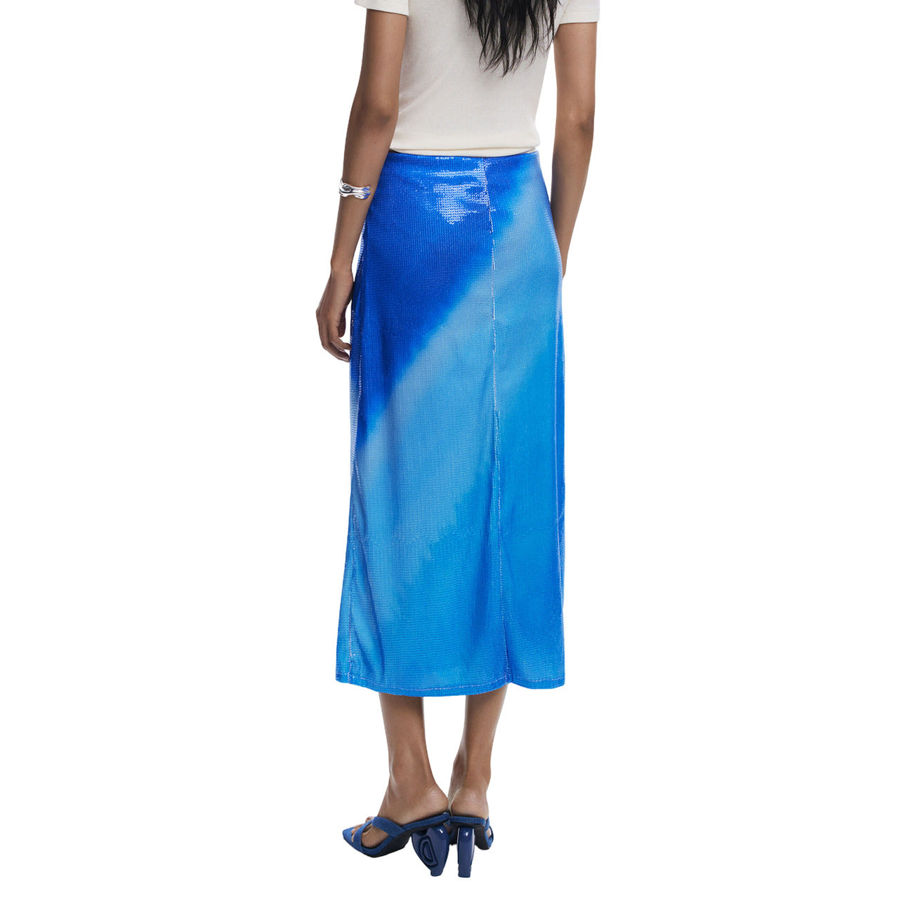 Sequin Midi Skirt
