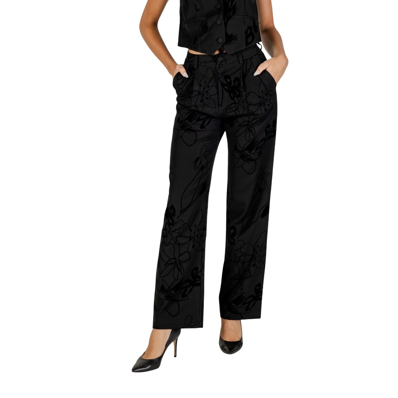 Straight Leg Tailored Trousers