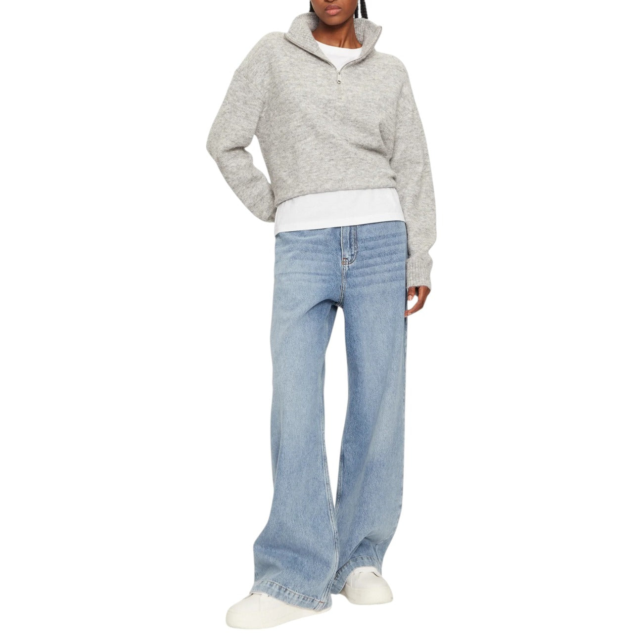 Zipped Knit Polo