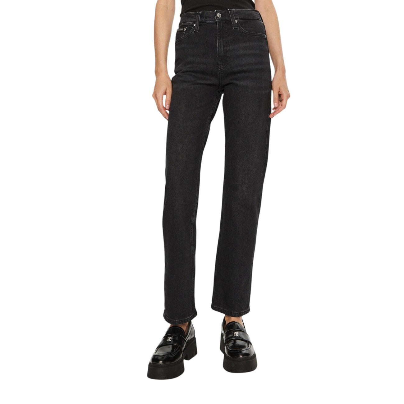 Fitted Straight Leg Jeans