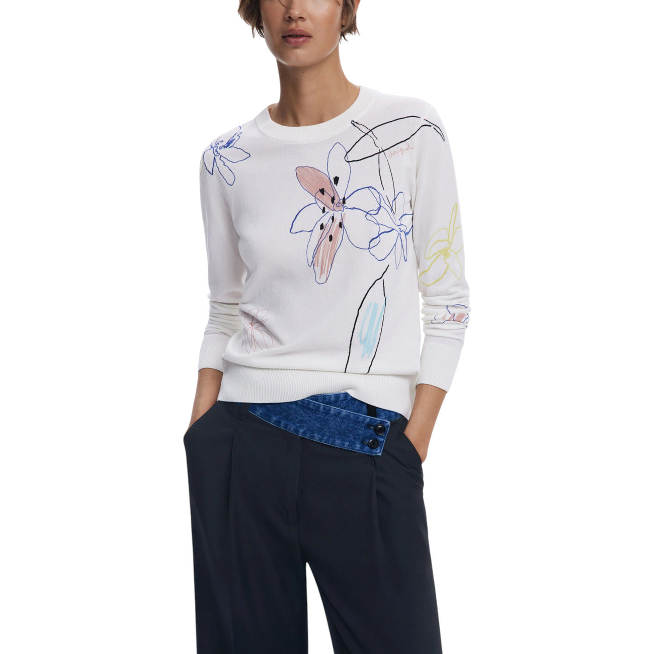 Patterned Knit Top